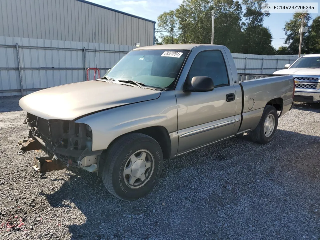 2003 GMC New Sierra C1500 VIN: 1GTEC14V23Z206235 Lot: 69320094