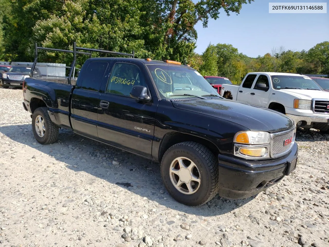 2003 GMC Sierra K1500 Denali VIN: 2GTFK69U131146588 Lot: 69340664