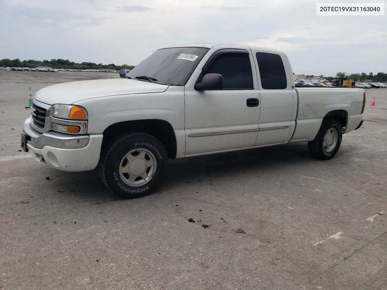 2003 GMC New Sierra C1500 VIN: 2GTEC19VX31163040 Lot: 69765394