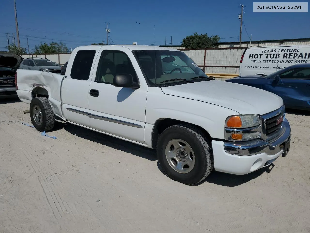 2003 GMC New Sierra C1500 VIN: 2GTEC19V231322911 Lot: 69864724