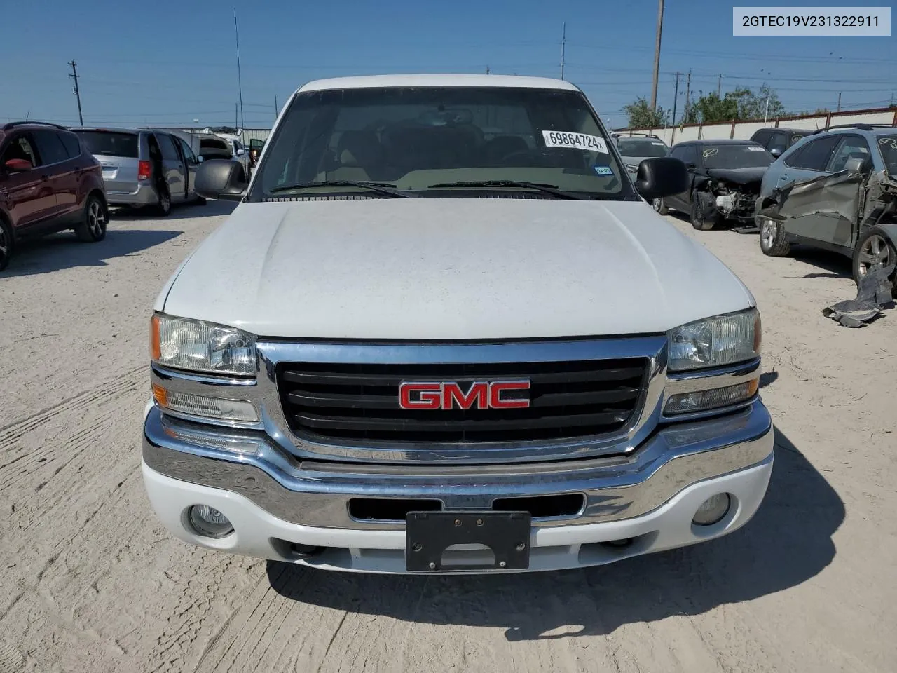 2003 GMC New Sierra C1500 VIN: 2GTEC19V231322911 Lot: 69864724