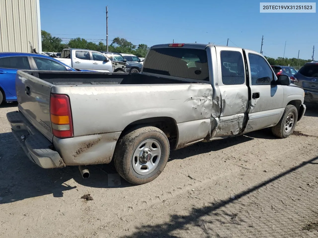 2003 GMC New Sierra C1500 VIN: 2GTEC19VX31251523 Lot: 70610284