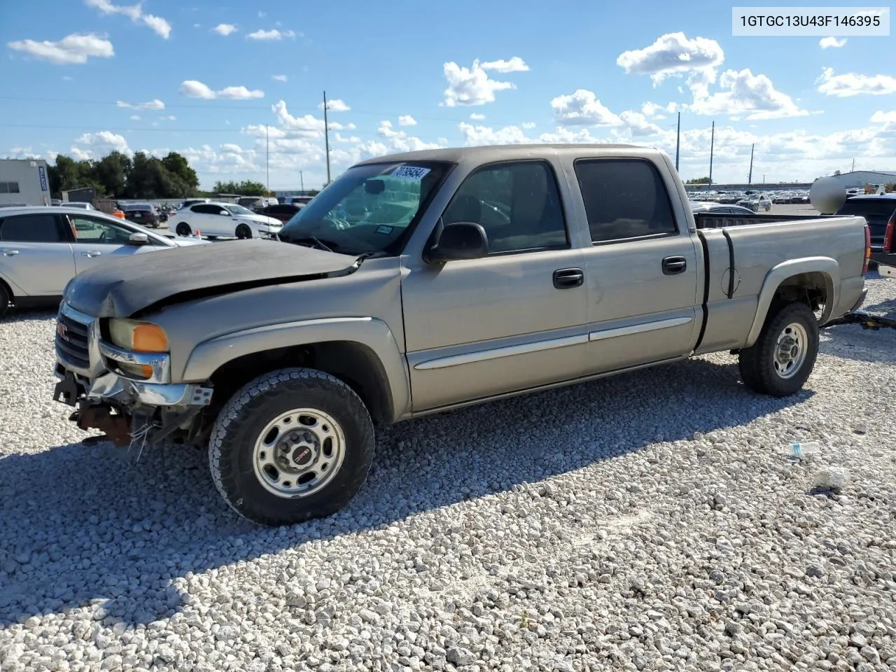 2003 GMC Sierra C1500 Heavy Duty VIN: 1GTGC13U43F146395 Lot: 70795454