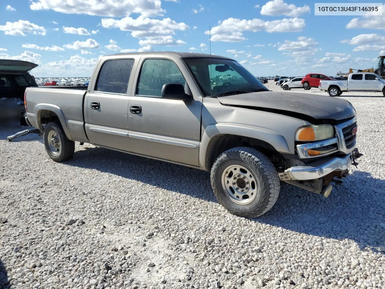 2003 GMC Sierra C1500 Heavy Duty VIN: 1GTGC13U43F146395 Lot: 70795454