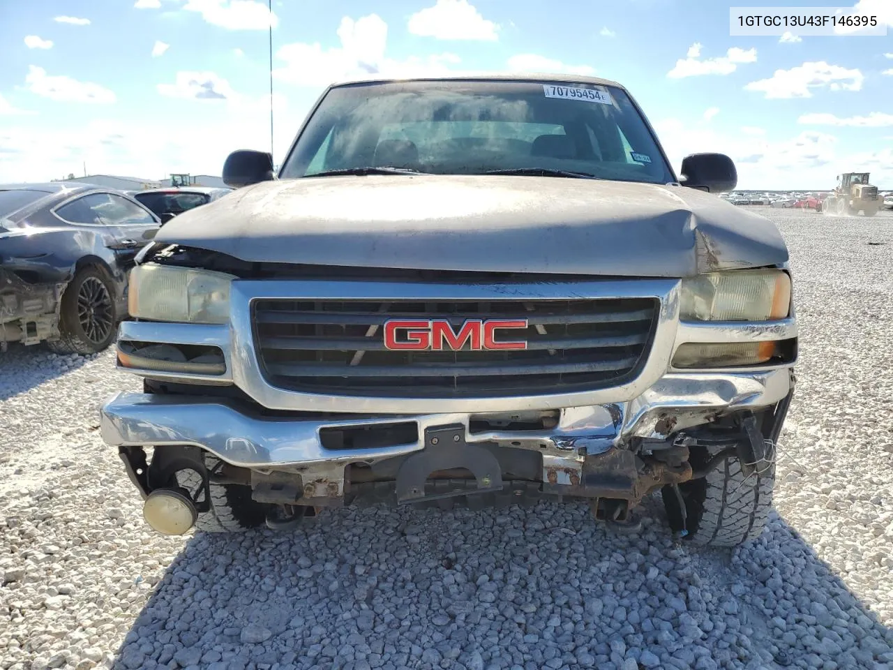 2003 GMC Sierra C1500 Heavy Duty VIN: 1GTGC13U43F146395 Lot: 70795454