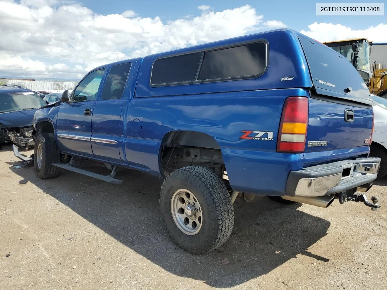 2003 GMC New Sierra K1500 VIN: 2GTEK19T931113408 Lot: 71177884