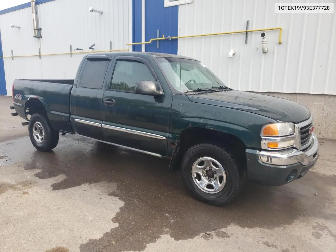 2003 GMC New Sierra K1500 VIN: 1GTEK19V93E377728 Lot: 71569234