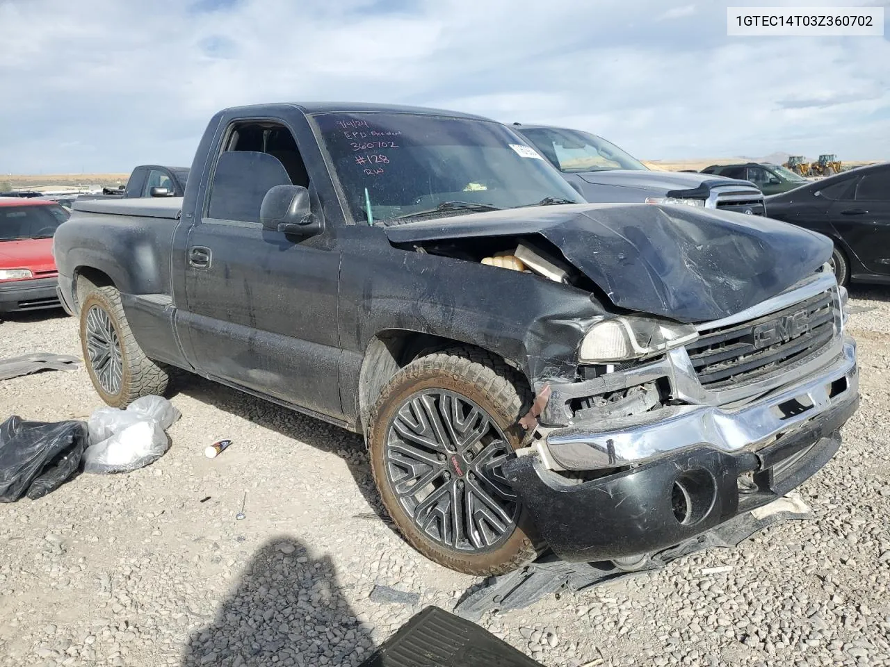 2003 GMC New Sierra C1500 VIN: 1GTEC14T03Z360702 Lot: 71679304