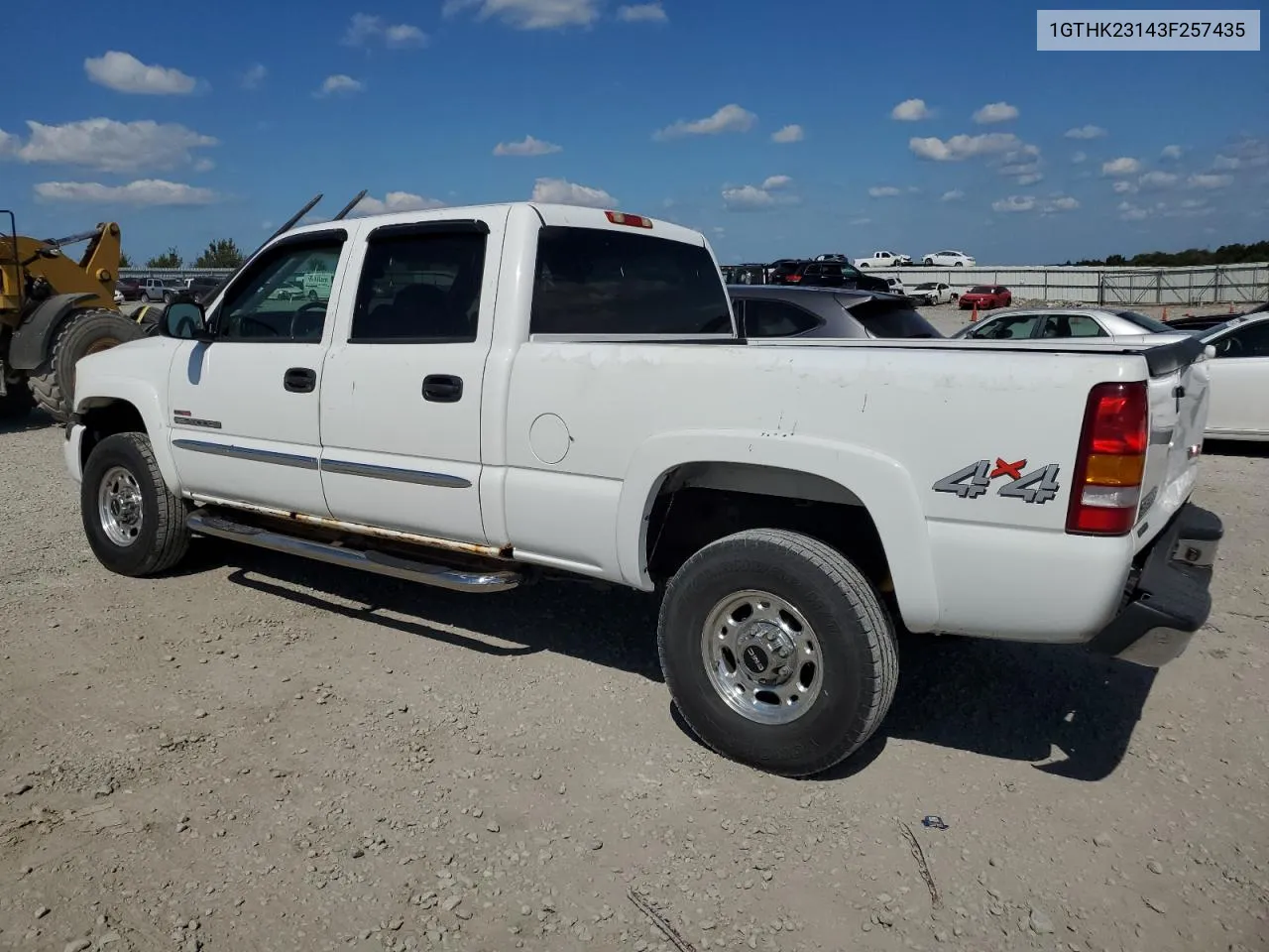 2003 GMC Sierra K2500 Heavy Duty VIN: 1GTHK23143F257435 Lot: 72024174