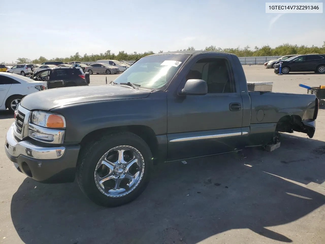 2003 GMC New Sierra C1500 VIN: 1GTEC14V73Z291346 Lot: 72029194