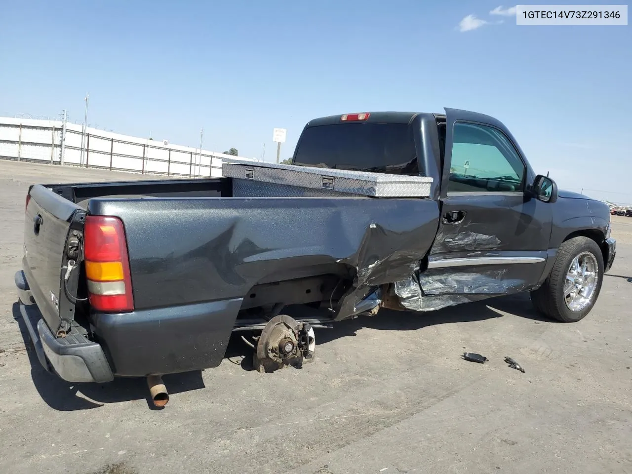 2003 GMC New Sierra C1500 VIN: 1GTEC14V73Z291346 Lot: 72029194