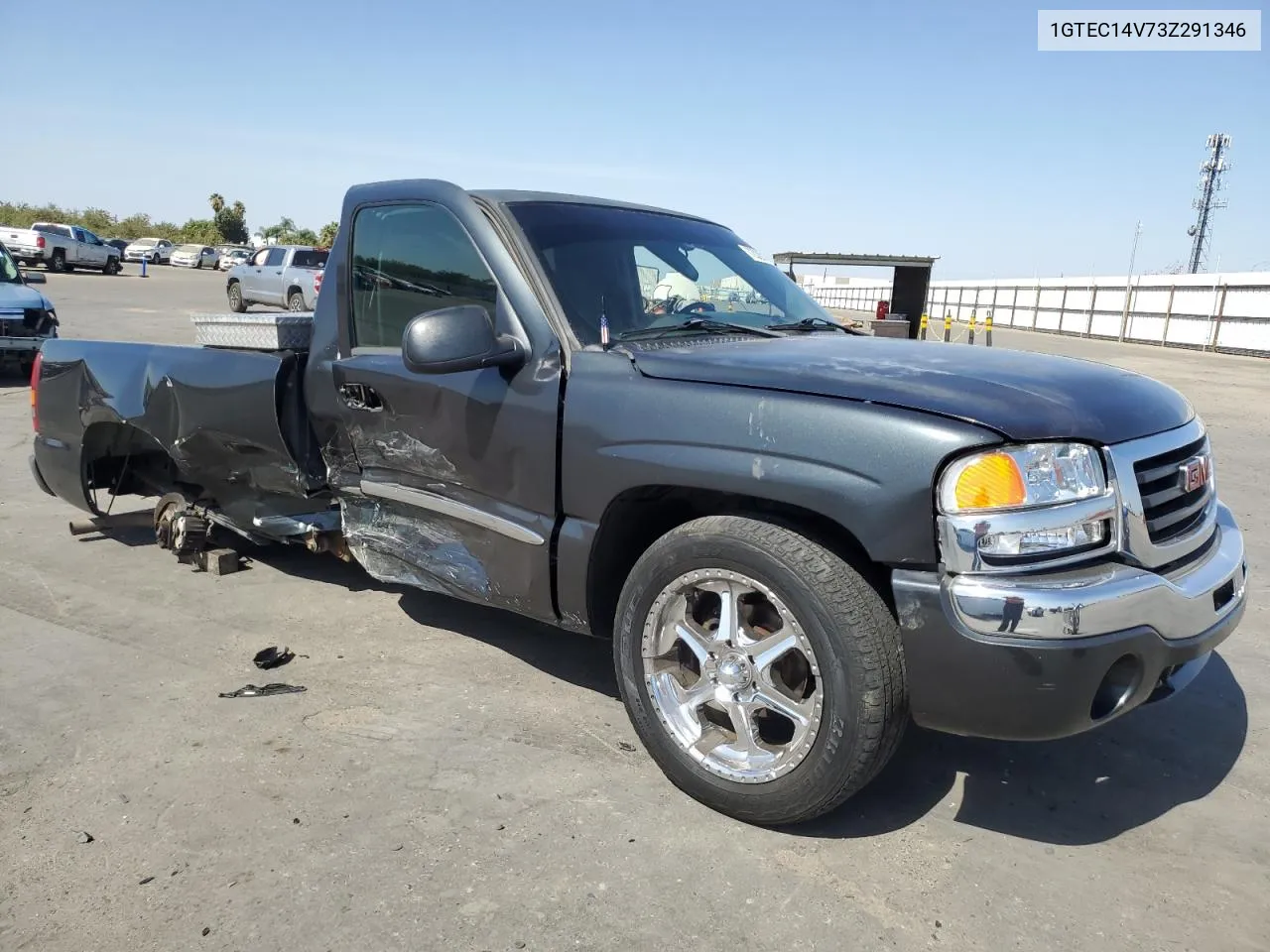 2003 GMC New Sierra C1500 VIN: 1GTEC14V73Z291346 Lot: 72029194