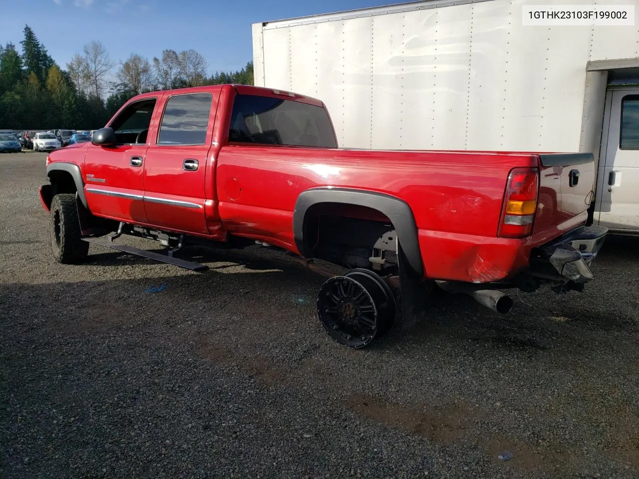 2003 GMC Sierra K2500 Heavy Duty VIN: 1GTHK23103F199002 Lot: 72609194