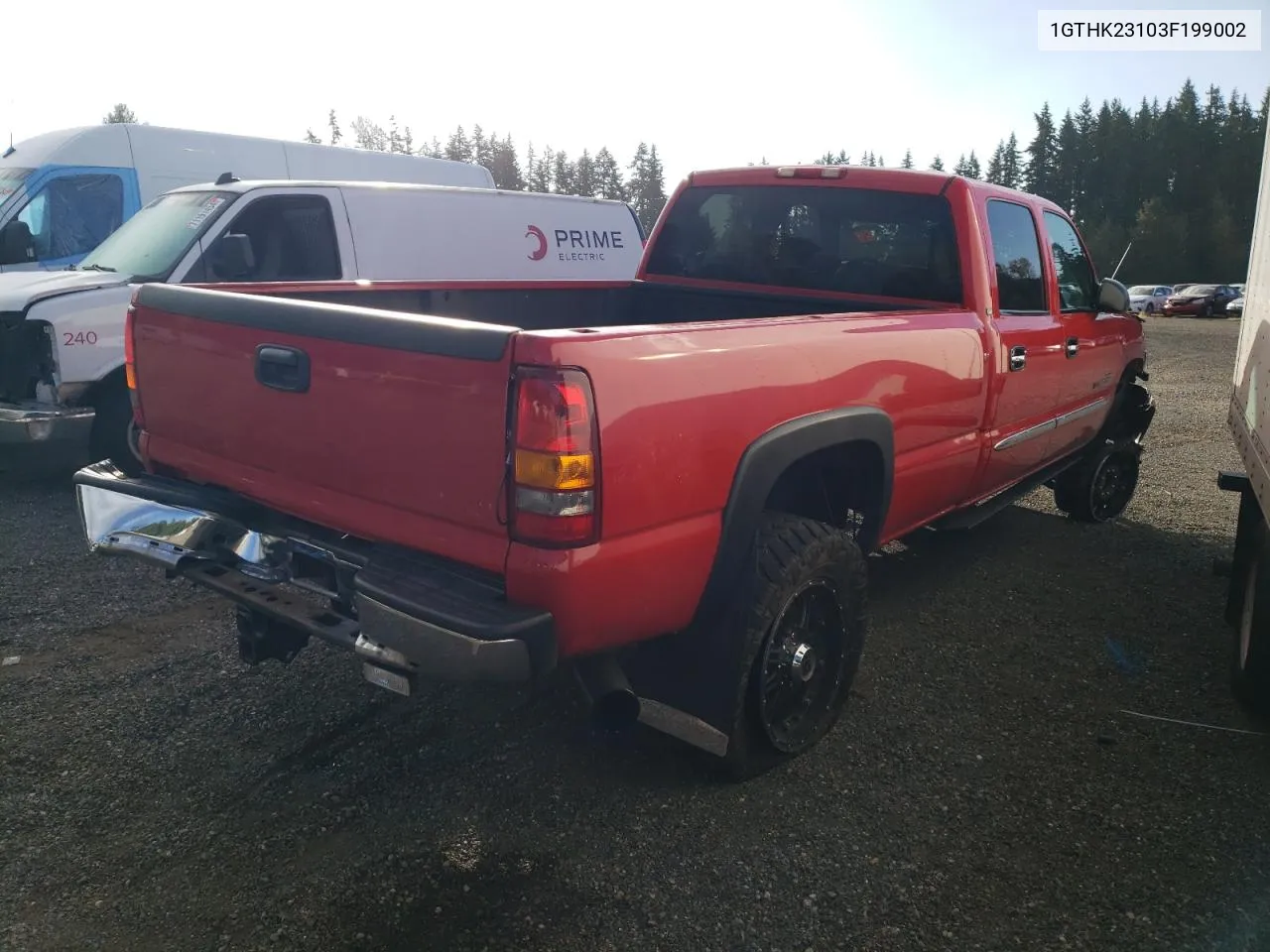 2003 GMC Sierra K2500 Heavy Duty VIN: 1GTHK23103F199002 Lot: 72609194