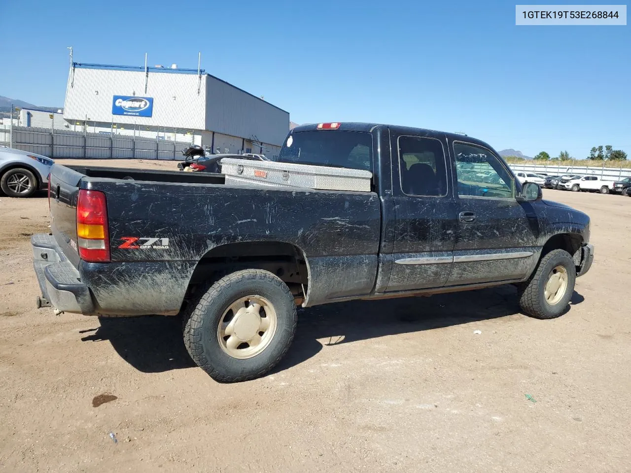 2003 GMC New Sierra K1500 VIN: 1GTEK19T53E268844 Lot: 73212964