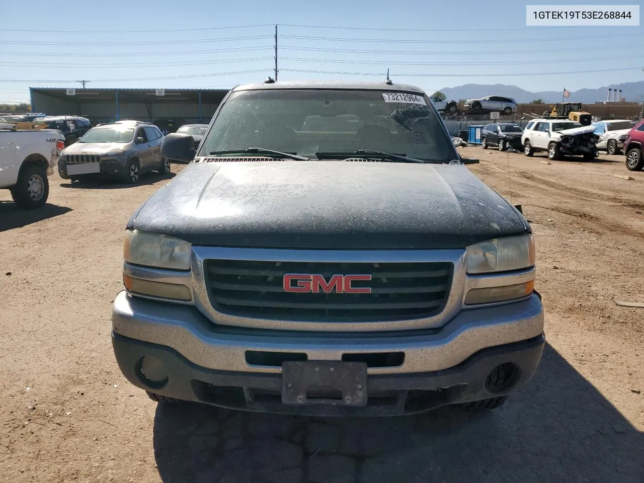 2003 GMC New Sierra K1500 VIN: 1GTEK19T53E268844 Lot: 73212964