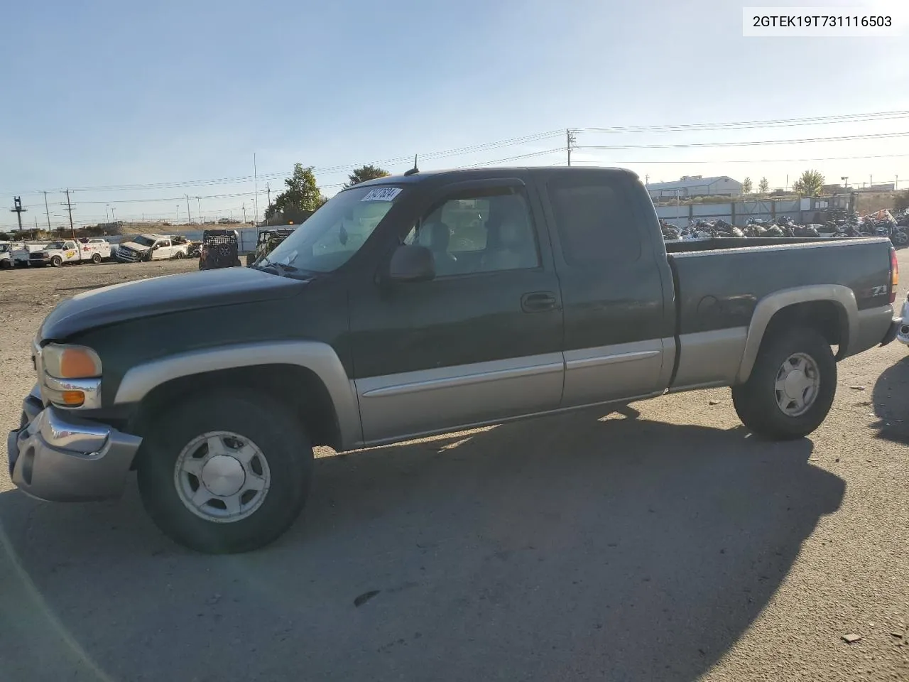 2GTEK19T731116503 2003 GMC New Sierra K1500