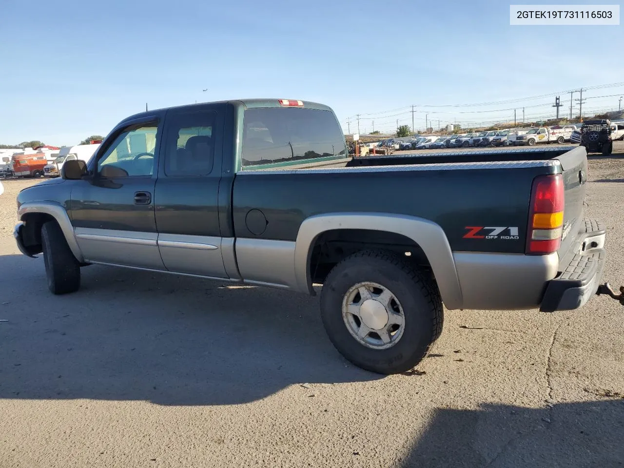 2GTEK19T731116503 2003 GMC New Sierra K1500