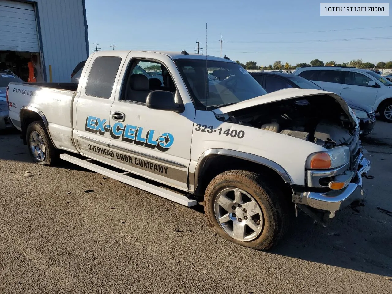 2003 GMC New Sierra K1500 VIN: 1GTEK19T13E178008 Lot: 73520094