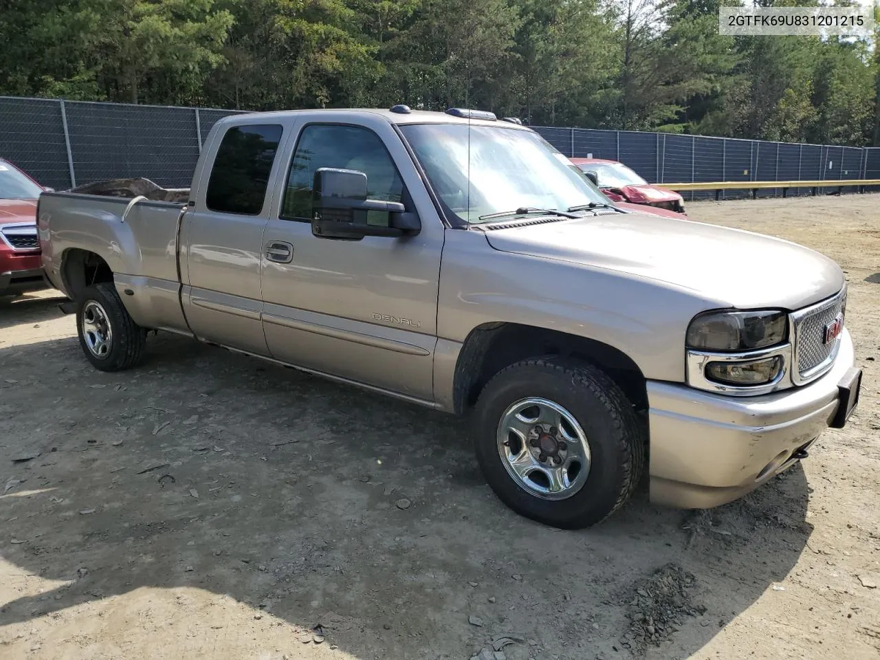 2003 GMC Sierra K1500 Denali VIN: 2GTFK69U831201215 Lot: 73801184