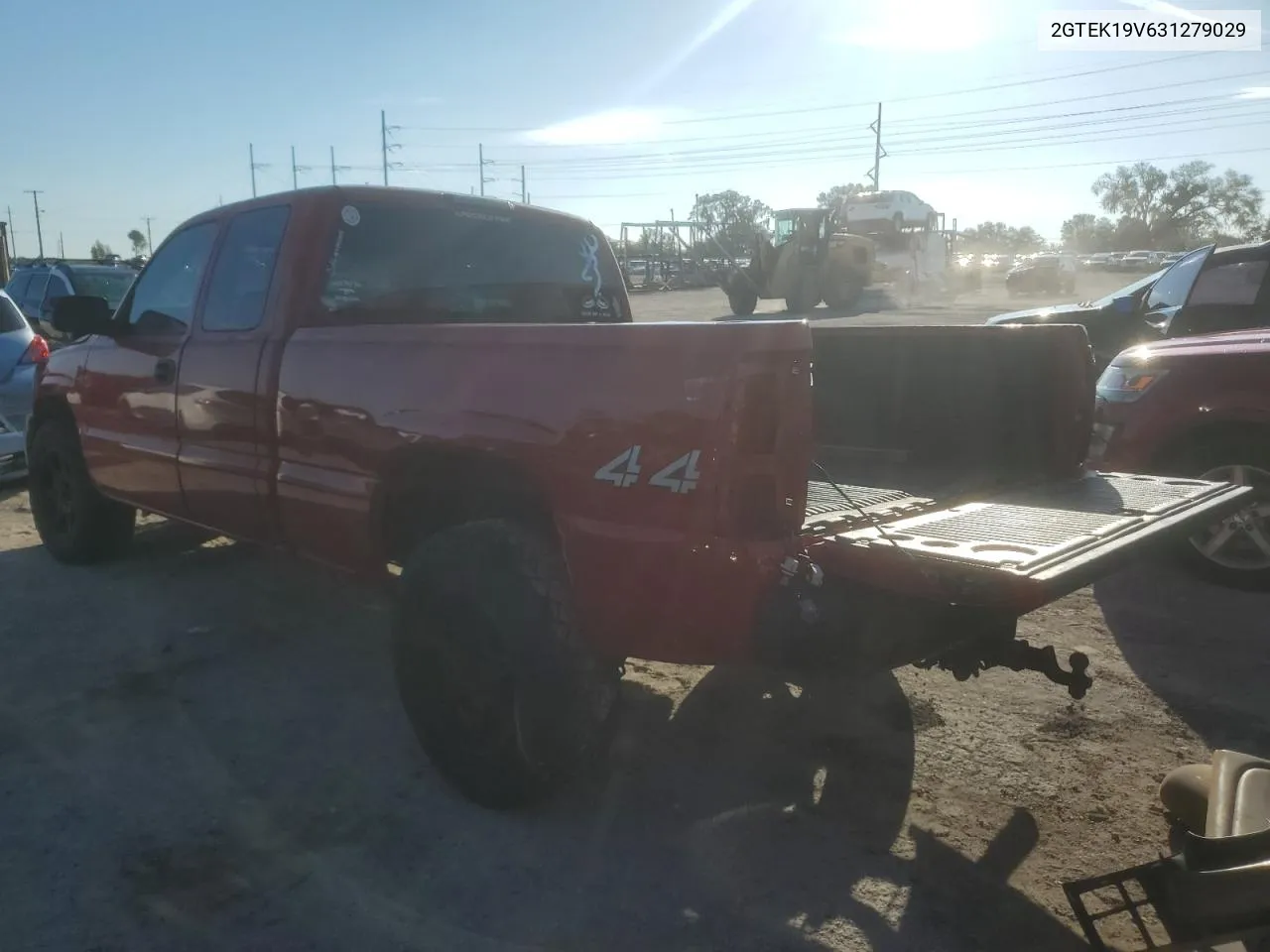 2003 GMC New Sierra K1500 VIN: 2GTEK19V631279029 Lot: 74049074