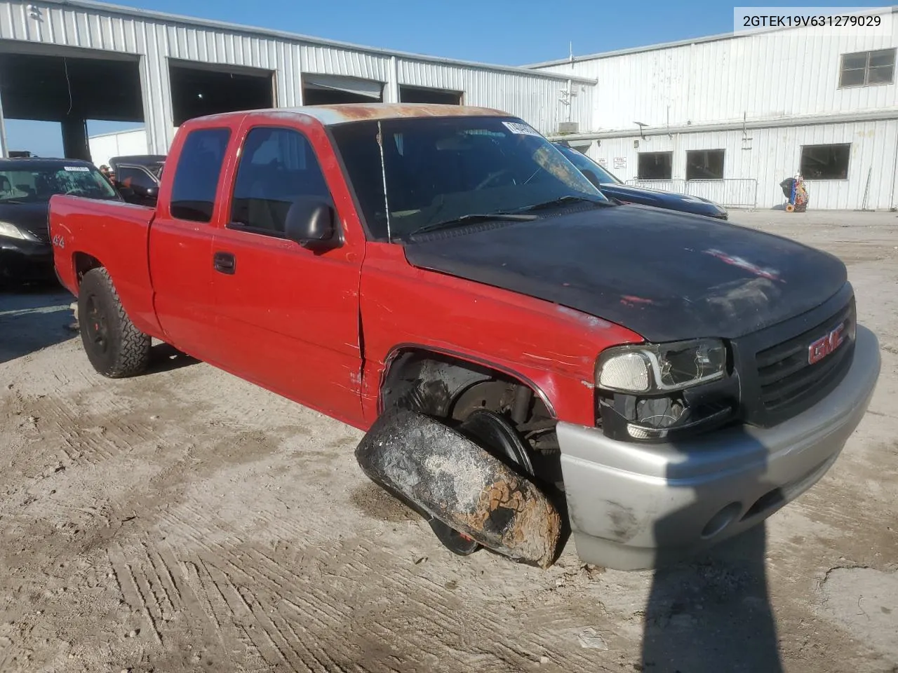 2003 GMC New Sierra K1500 VIN: 2GTEK19V631279029 Lot: 74049074