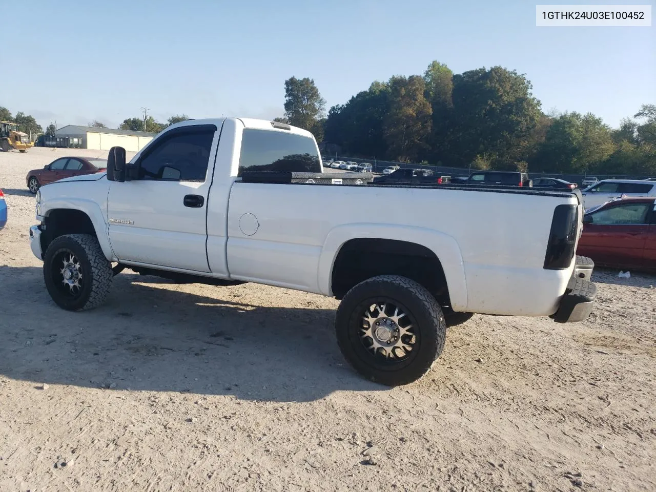 2003 GMC Sierra K2500 Heavy Duty VIN: 1GTHK24U03E100452 Lot: 74573064