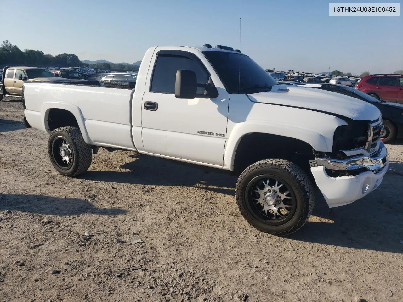 2003 GMC Sierra K2500 Heavy Duty VIN: 1GTHK24U03E100452 Lot: 74573064