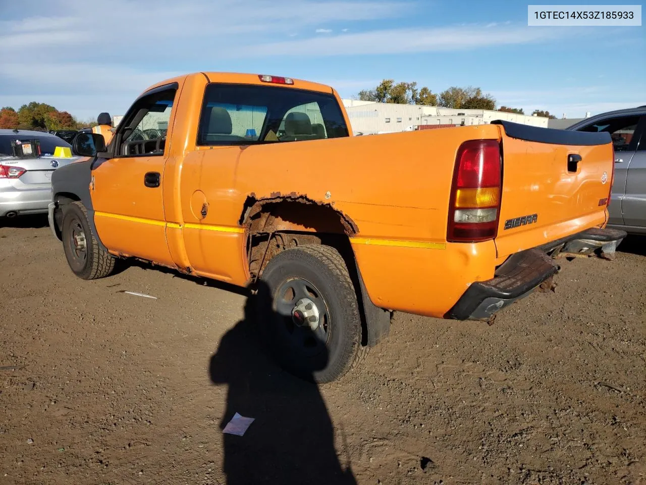 2003 GMC New Sierra C1500 VIN: 1GTEC14X53Z185933 Lot: 76032024