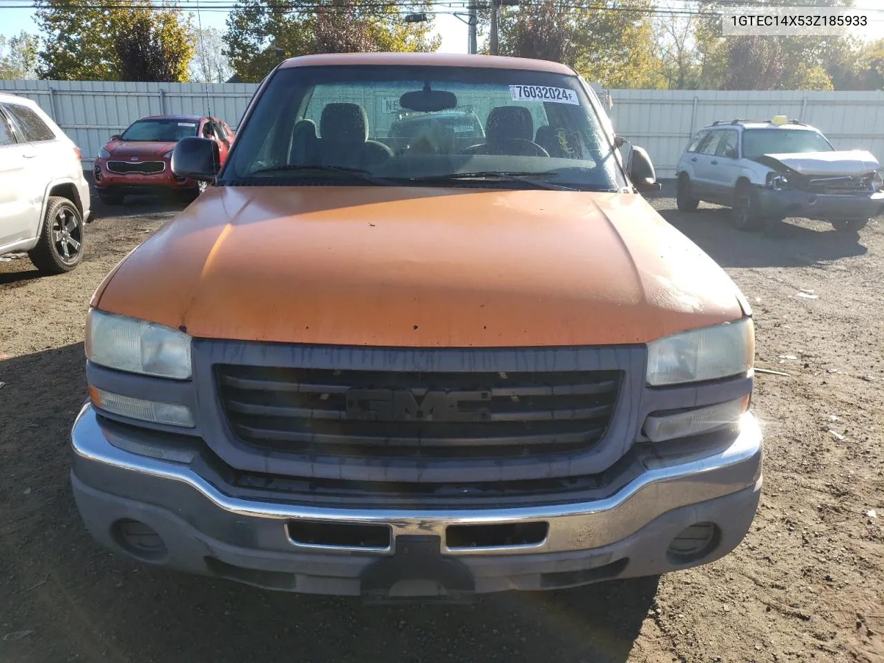 2003 GMC New Sierra C1500 VIN: 1GTEC14X53Z185933 Lot: 76032024