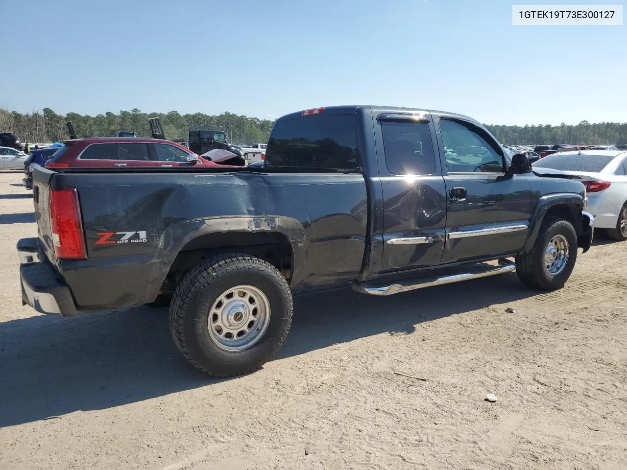 2003 GMC New Sierra K1500 VIN: 1GTEK19T73E300127 Lot: 76233124