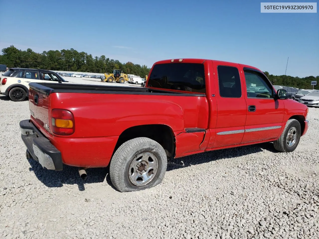 2003 GMC New Sierra C1500 VIN: 1GTEC19V93Z309970 Lot: 76294274