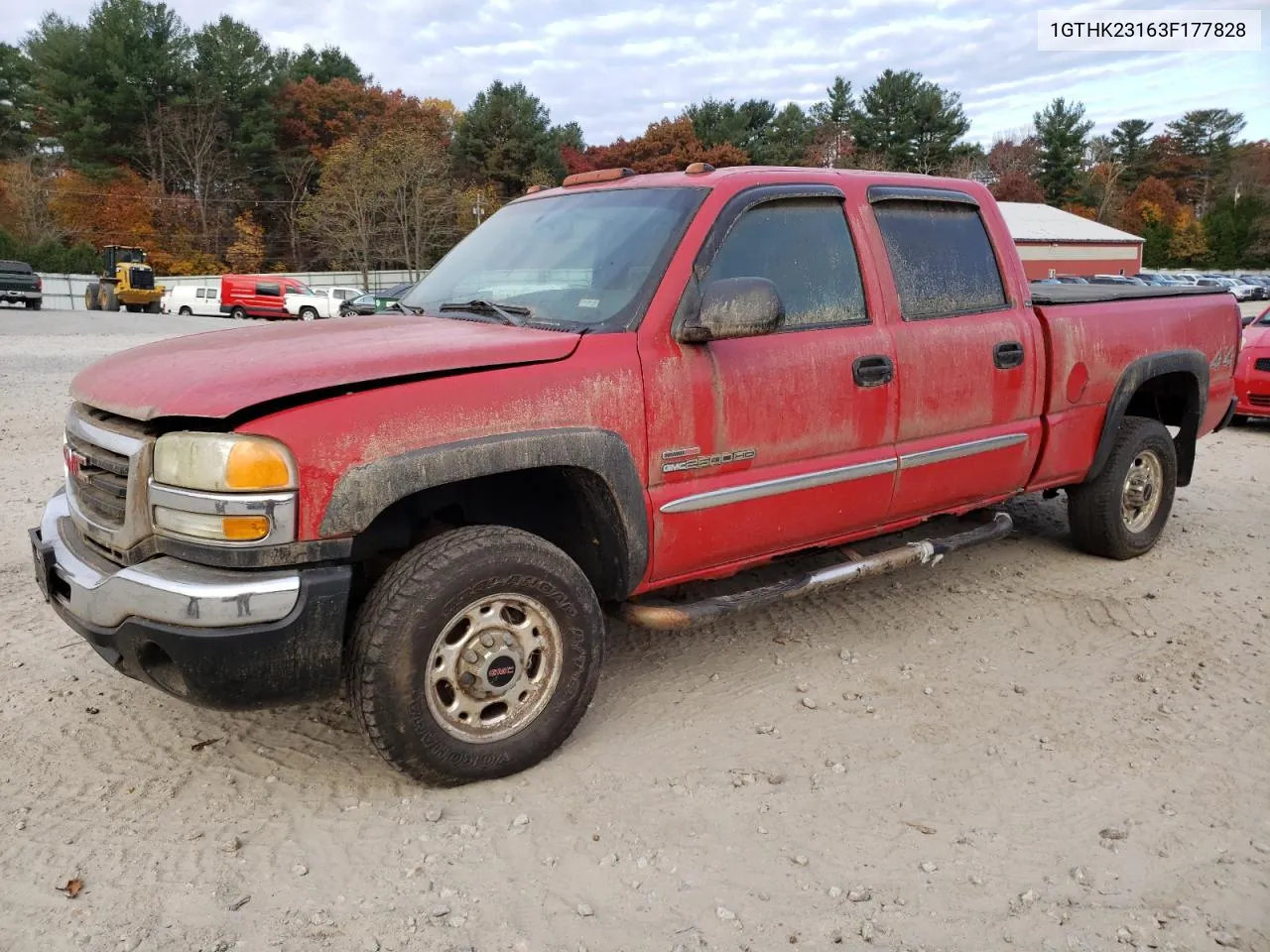 2003 GMC Sierra K2500 Heavy Duty VIN: 1GTHK23163F177828 Lot: 78308204