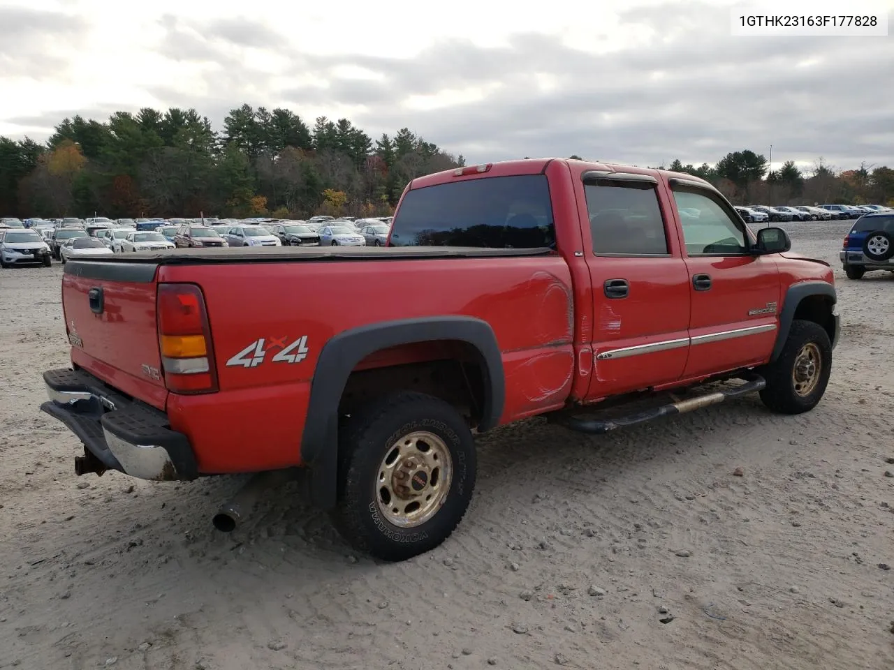 2003 GMC Sierra K2500 Heavy Duty VIN: 1GTHK23163F177828 Lot: 78308204