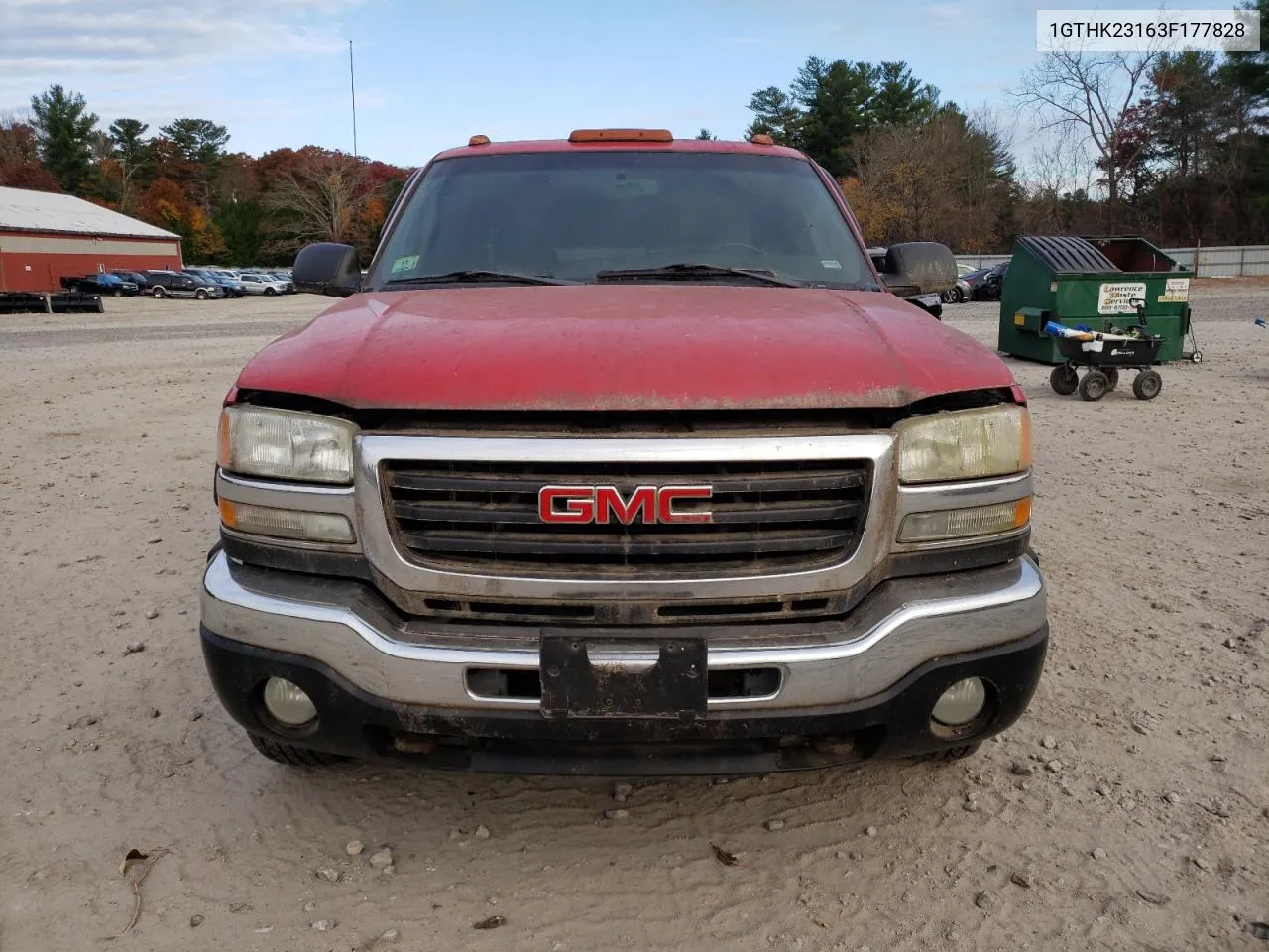 2003 GMC Sierra K2500 Heavy Duty VIN: 1GTHK23163F177828 Lot: 78308204