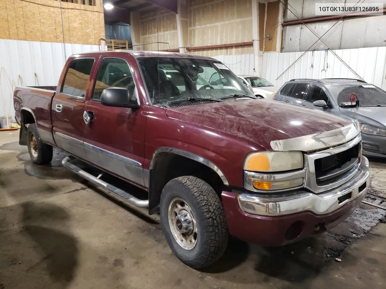 2003 GMC Sierra K1500 Heavy Duty VIN: 1GTGK13U83F126895 Lot: 80337574