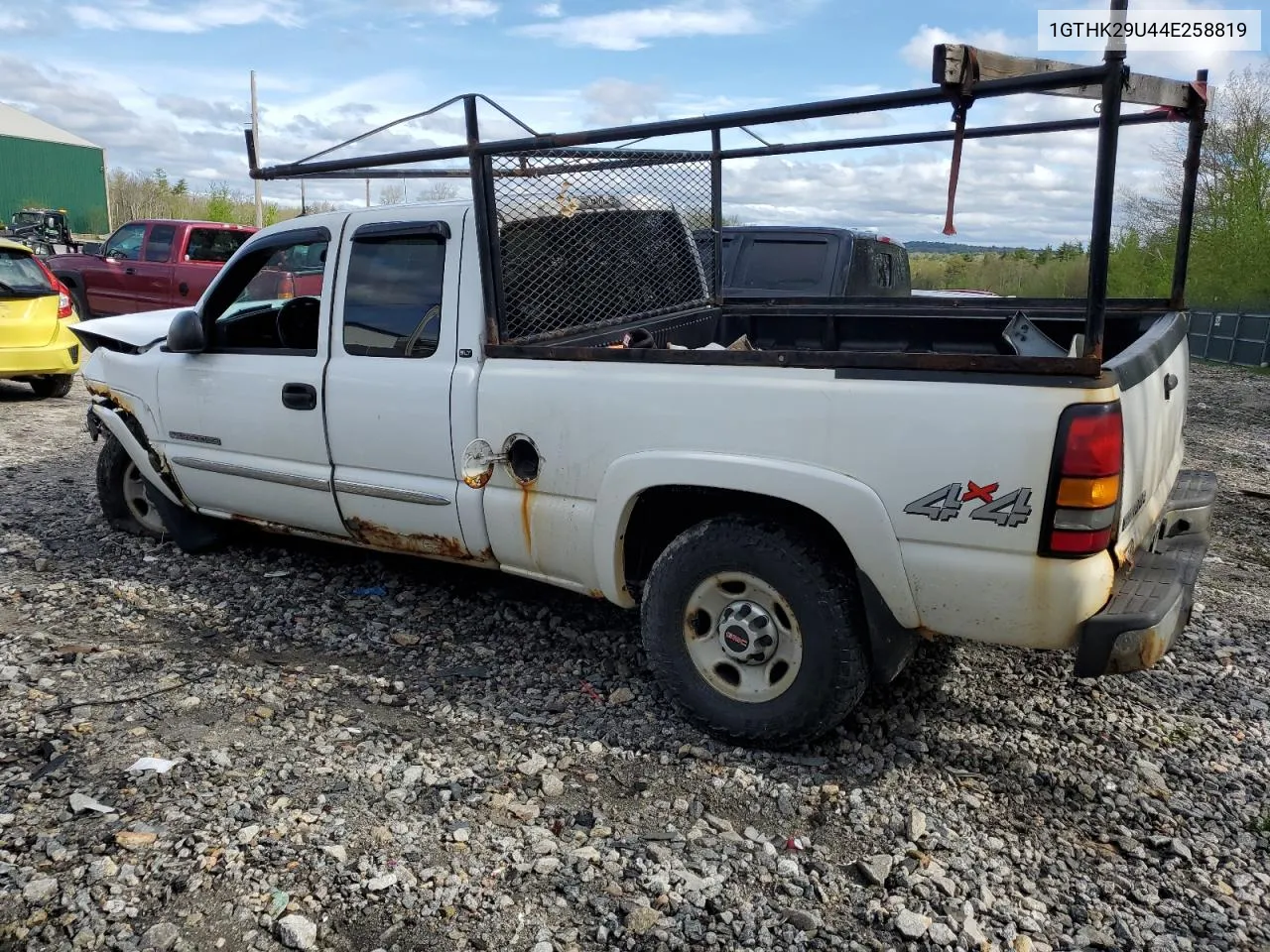 2004 GMC Sierra K2500 Heavy Duty VIN: 1GTHK29U44E258819 Lot: 53788724