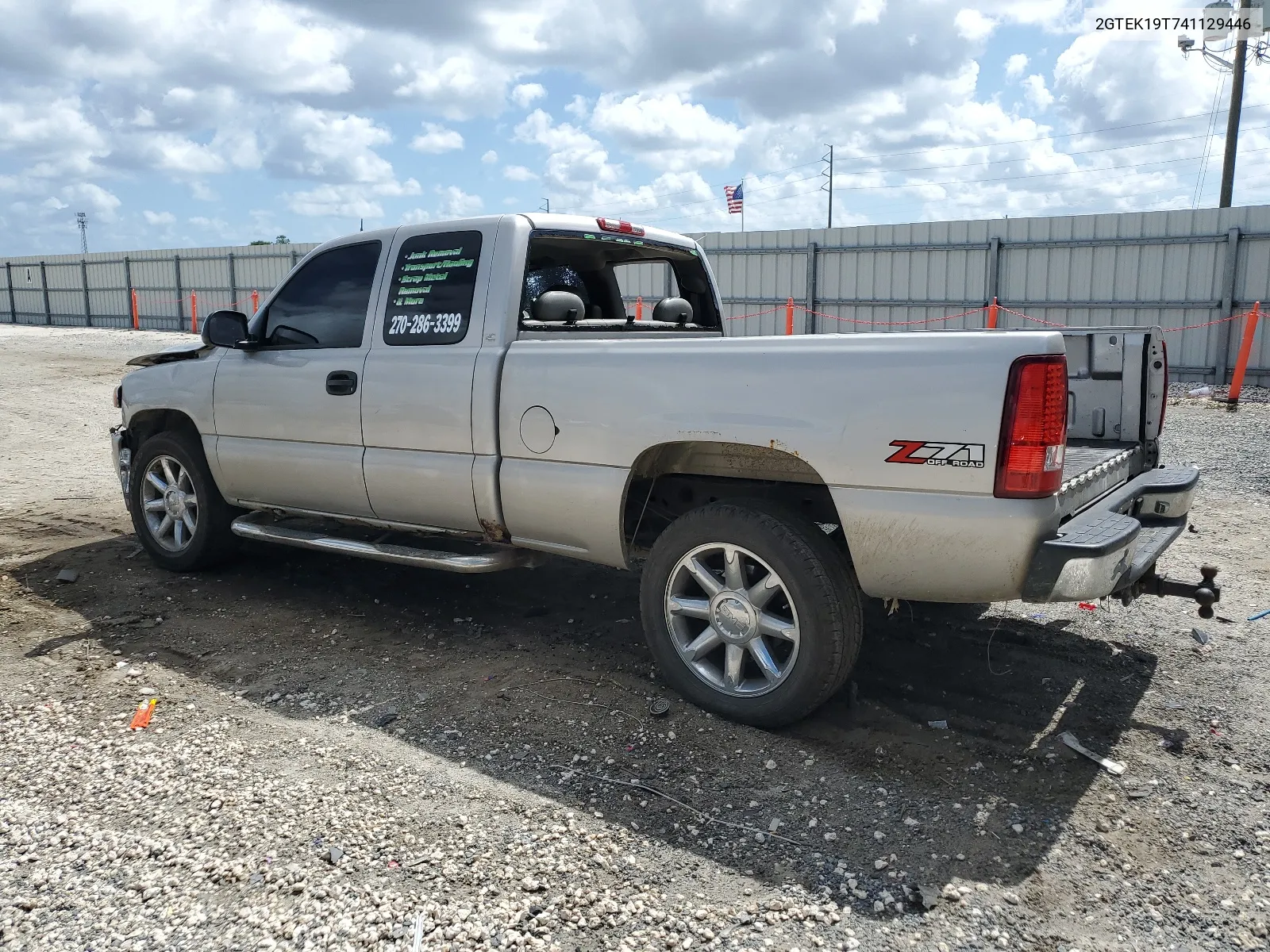 2004 GMC New Sierra K1500 VIN: 2GTEK19T741129446 Lot: 59495454