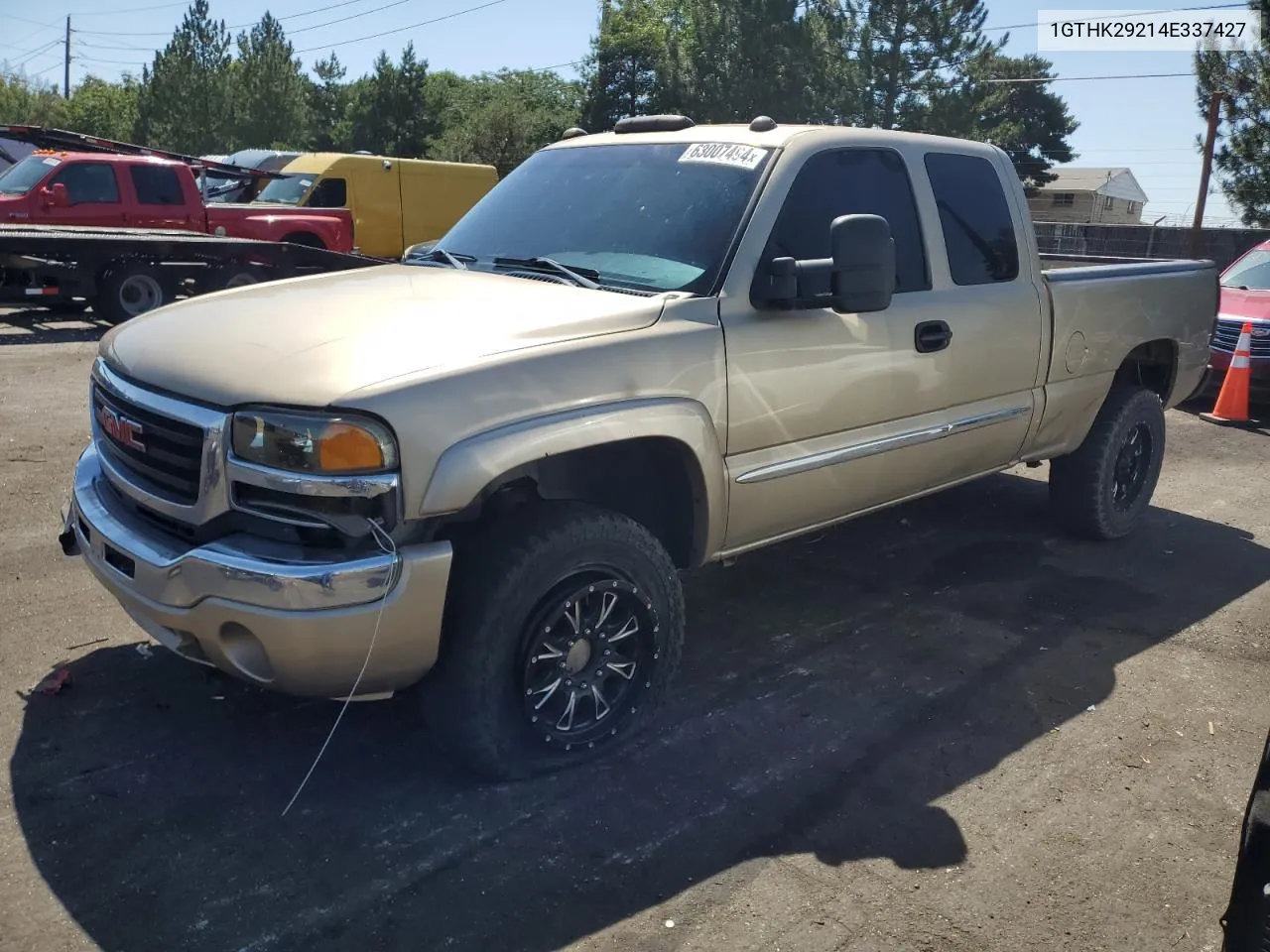 2004 GMC Sierra K2500 Heavy Duty VIN: 1GTHK29214E337427 Lot: 63007494