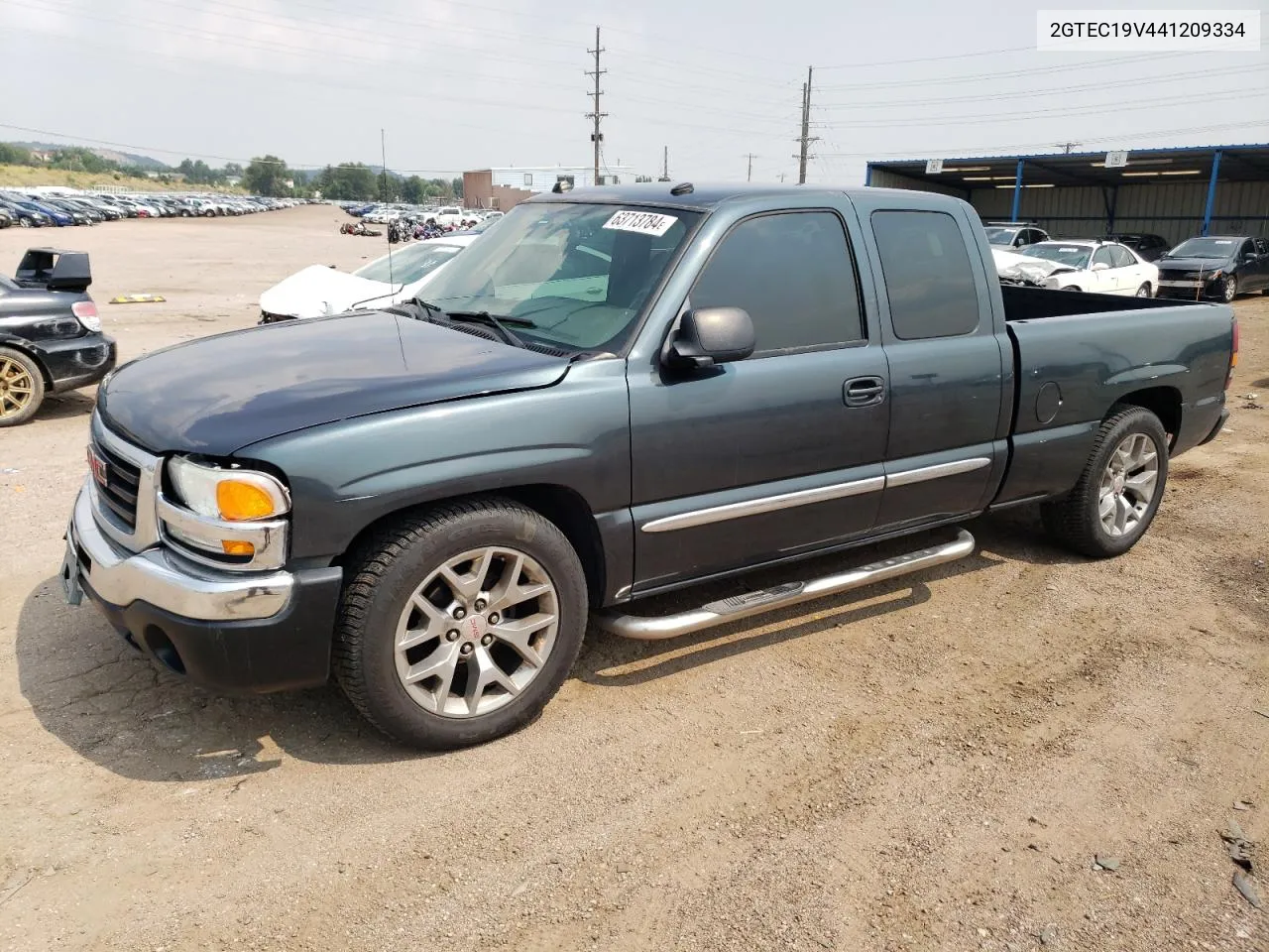 2004 GMC New Sierra C1500 VIN: 2GTEC19V441209334 Lot: 63713784