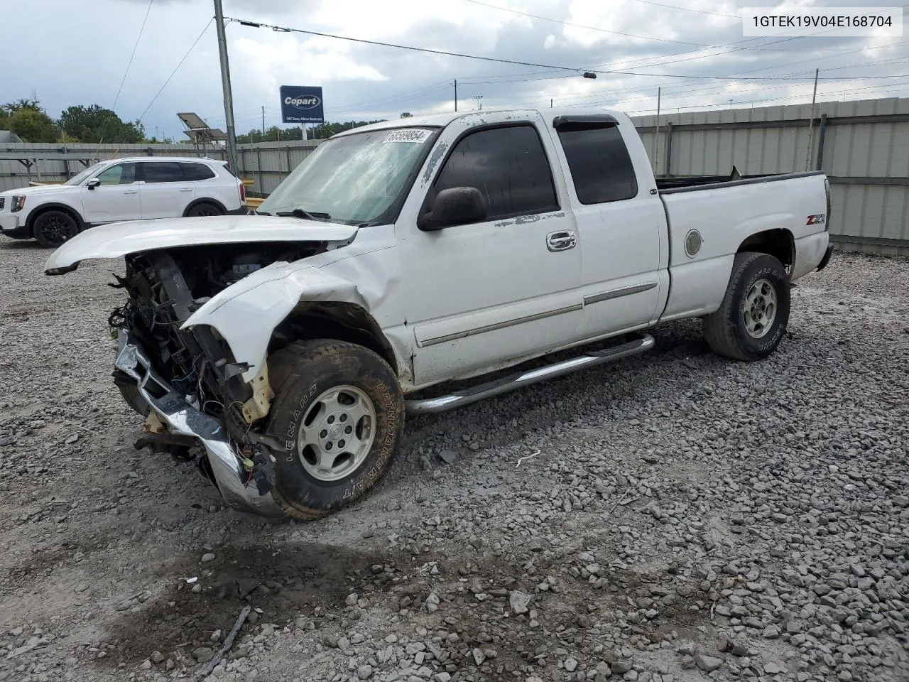 2004 GMC New Sierra K1500 VIN: 1GTEK19V04E168704 Lot: 68569854