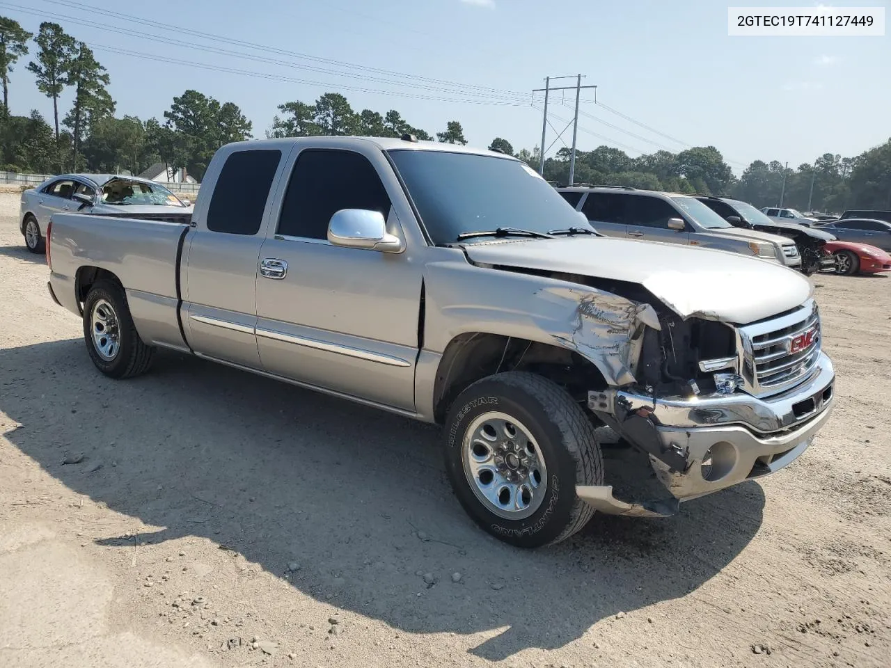 2004 GMC New Sierra C1500 VIN: 2GTEC19T741127449 Lot: 68875494