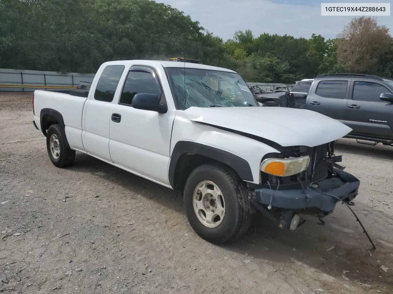 2004 GMC New Sierra C1500 VIN: 1GTEC19X44Z288643 Lot: 68953424