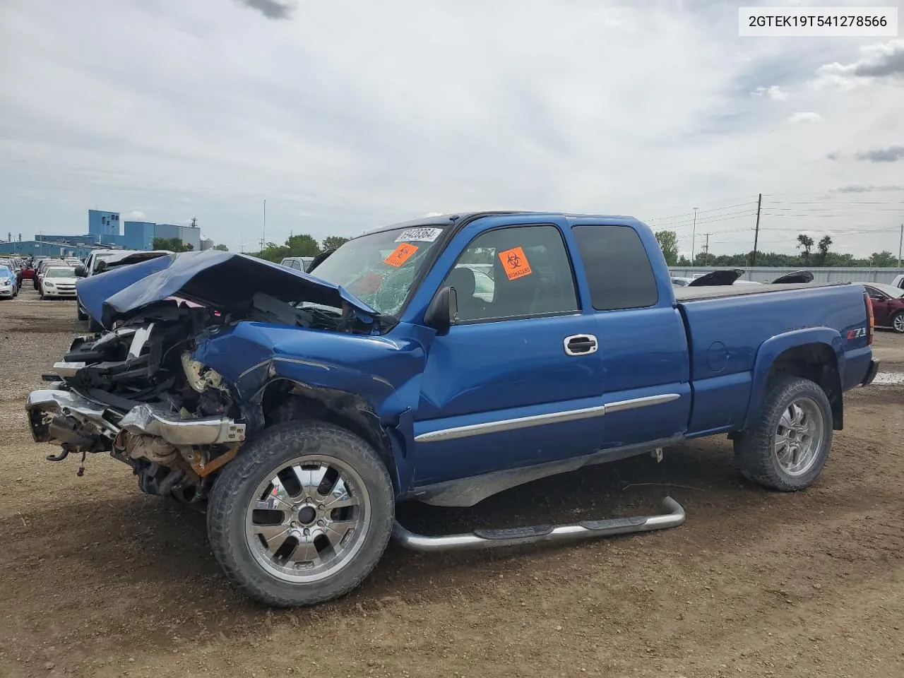 2004 GMC New Sierra K1500 VIN: 2GTEK19T541278566 Lot: 69428364