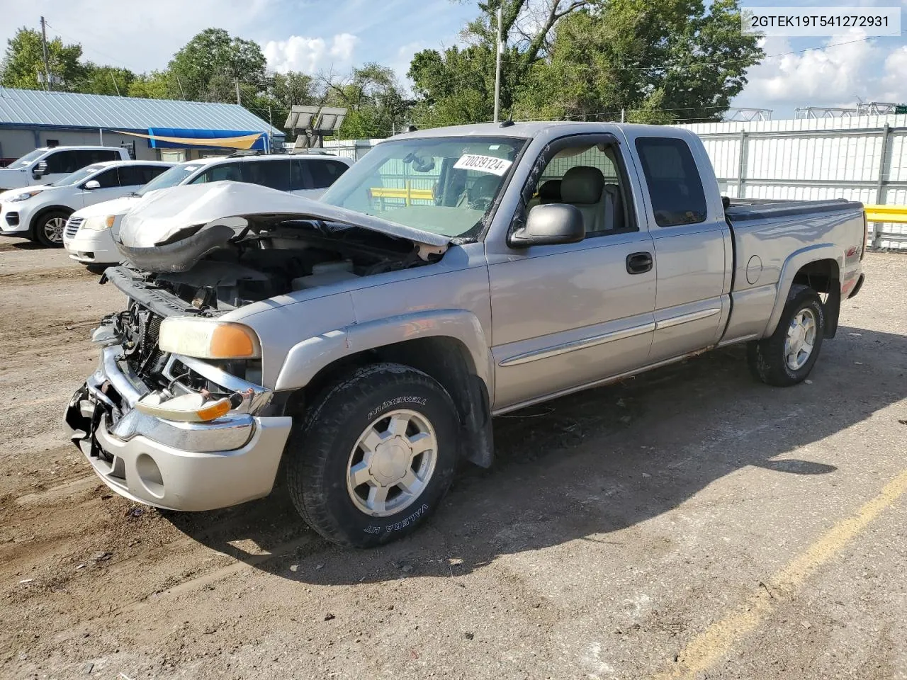 2004 GMC New Sierra K1500 VIN: 2GTEK19T541272931 Lot: 70039124