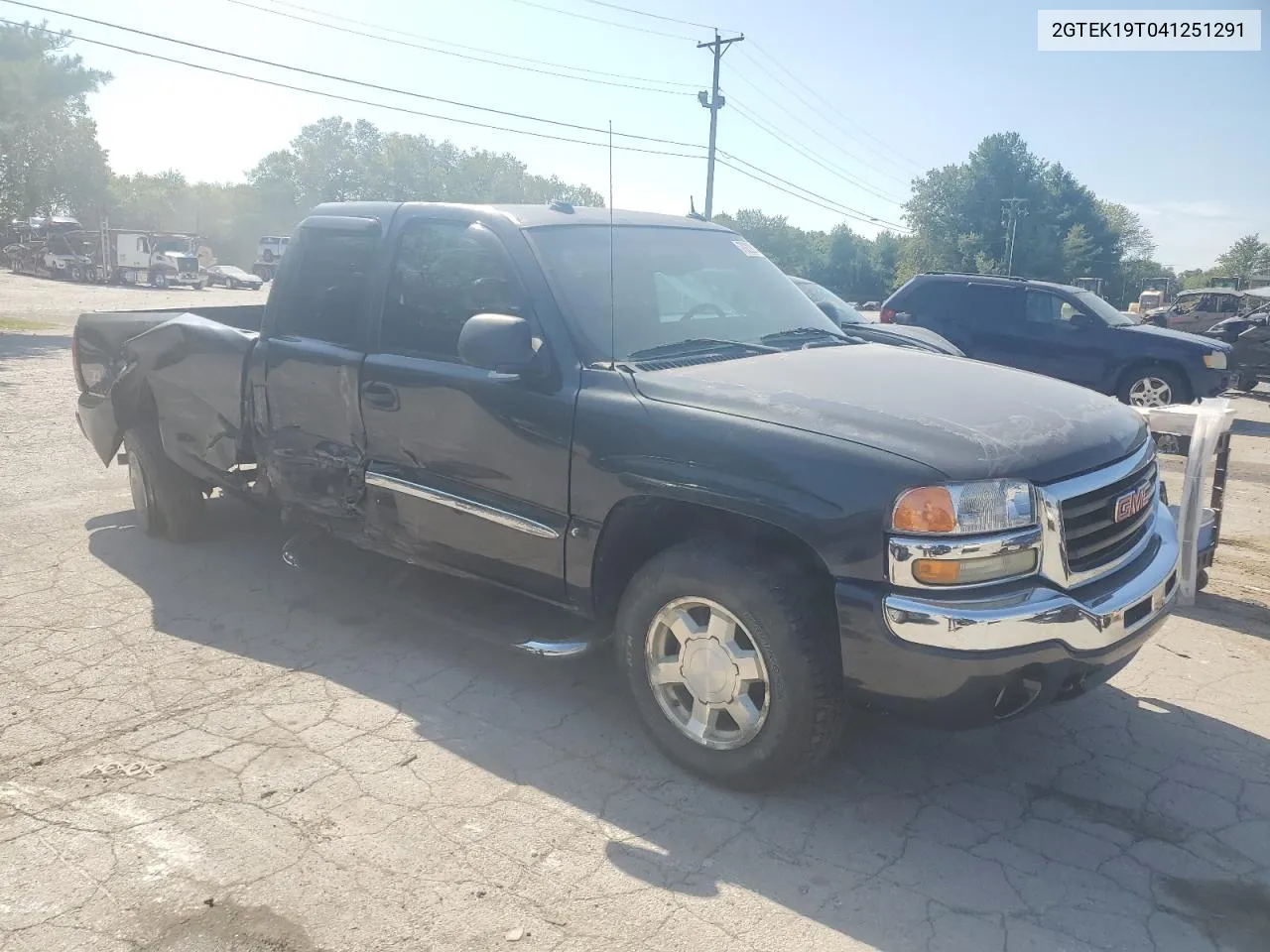 2004 GMC New Sierra K1500 VIN: 2GTEK19T041251291 Lot: 70228144