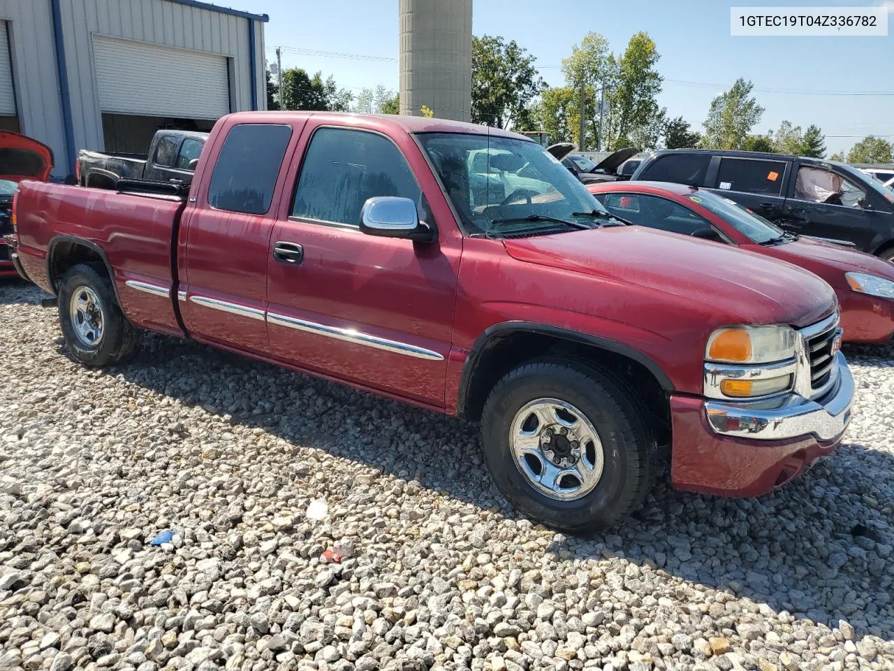 2004 GMC New Sierra C1500 VIN: 1GTEC19T04Z336782 Lot: 70341524