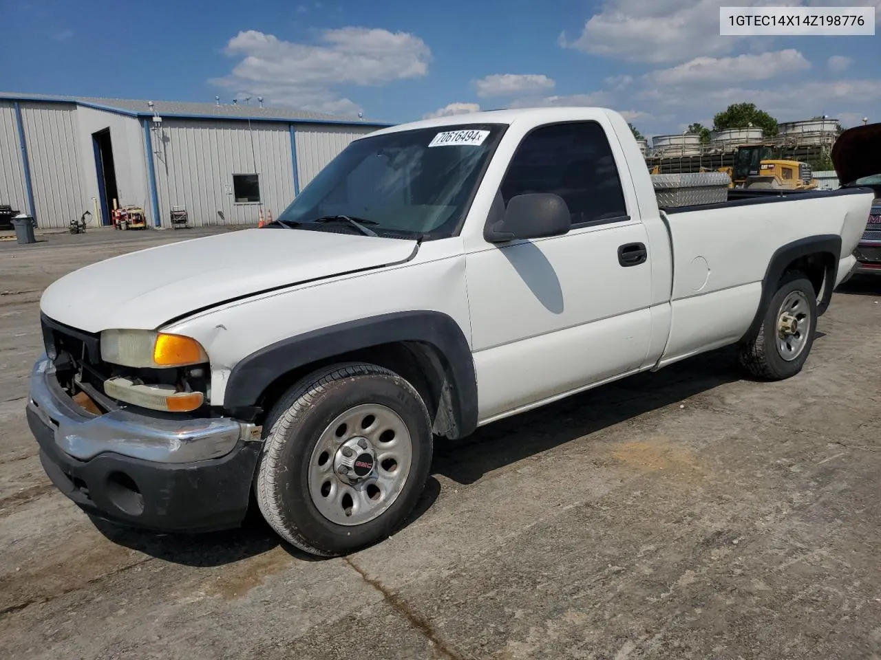 2004 GMC New Sierra C1500 VIN: 1GTEC14X14Z198776 Lot: 70616494