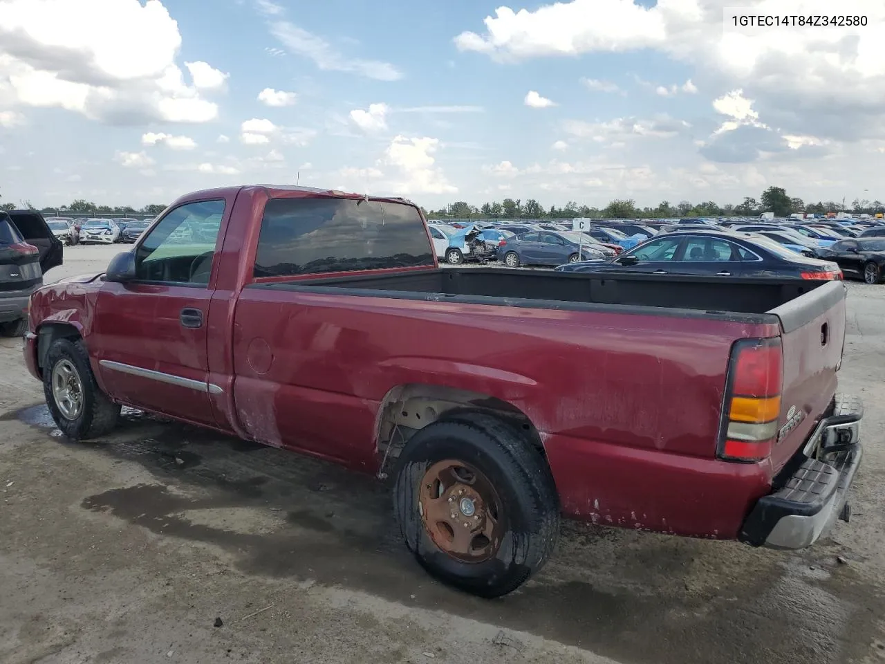 2004 GMC New Sierra C1500 VIN: 1GTEC14T84Z342580 Lot: 70686004