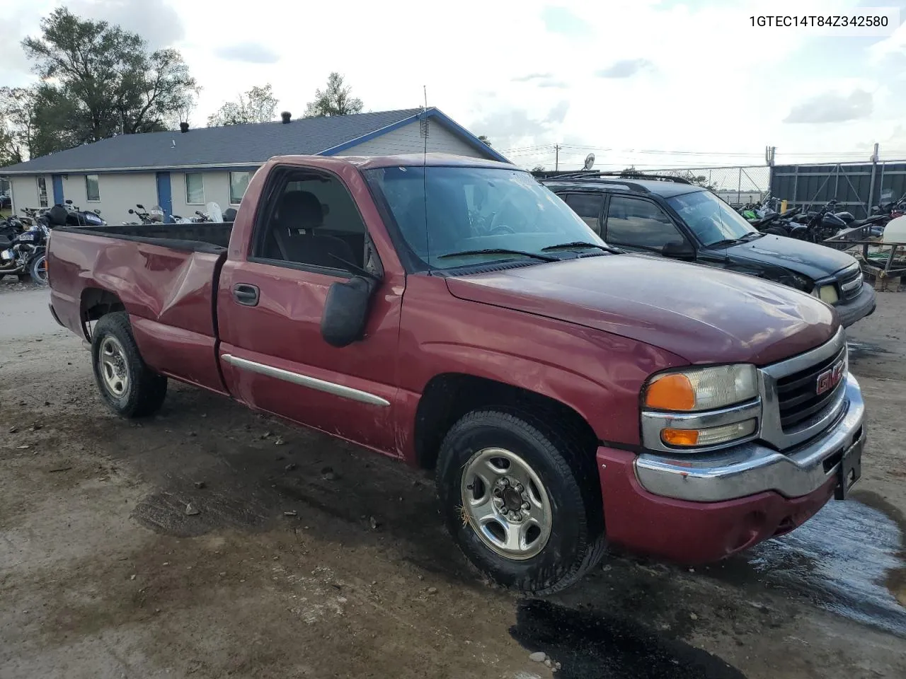 2004 GMC New Sierra C1500 VIN: 1GTEC14T84Z342580 Lot: 70686004